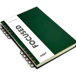 Clearance Note! Caderno Espiral A5 Capa Dura Pautado Your Colour Verde