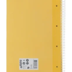 Clearance Note! Caderno Espiral A4 Pautado 100 Folhas 70g Mostarda