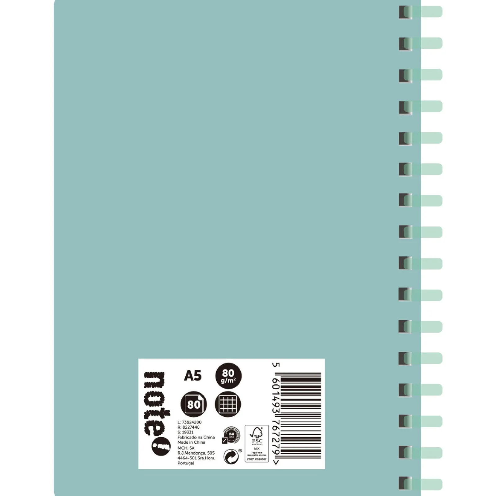 Clearance Note! Caderno Espiral A5 Soft 80 Folhas 80G Quadriculado