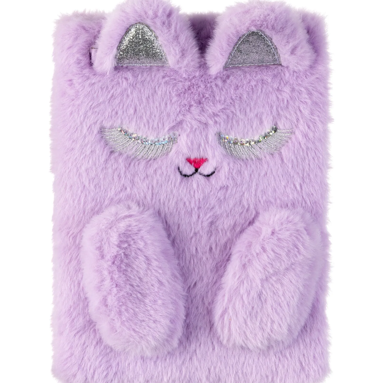 Outlet Outras Marcas Caderno Gift A5 80 Folhas Peluche Gata Lilas