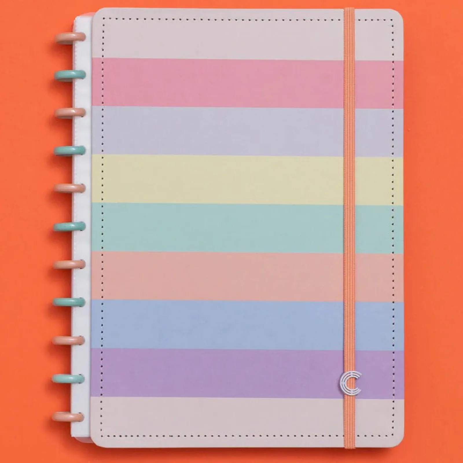 Caderno Inteligente A4 Arco-Íris Pastel