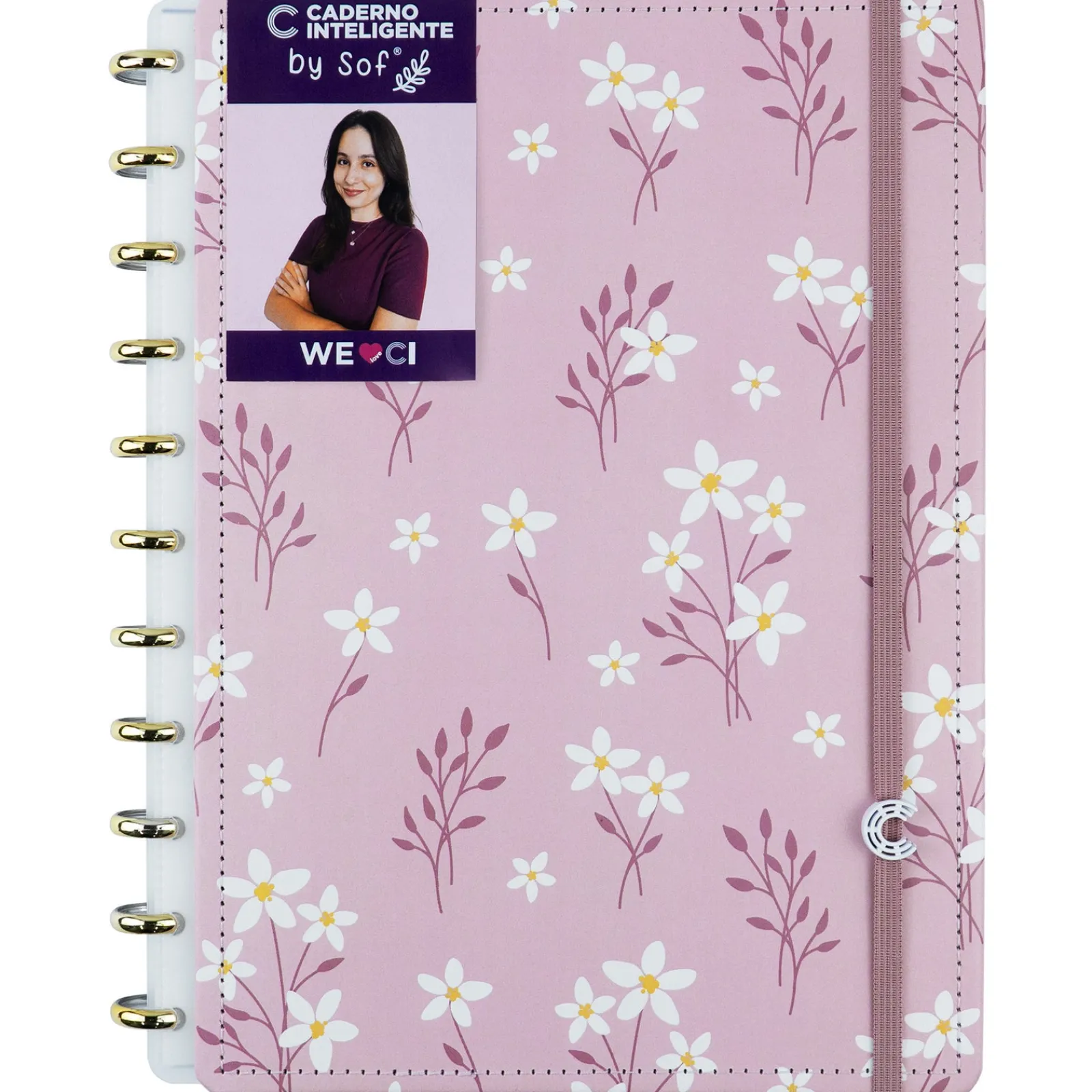 Caderno Inteligente A4 Pink Blossom By Sof
