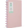 Clearance Talia Caderno Smart A4 Pautado 100 Folhas Rosa Pastel