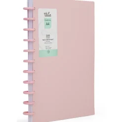 Clearance Talia Caderno Smart A4 Pautado 100 Folhas Rosa Pastel