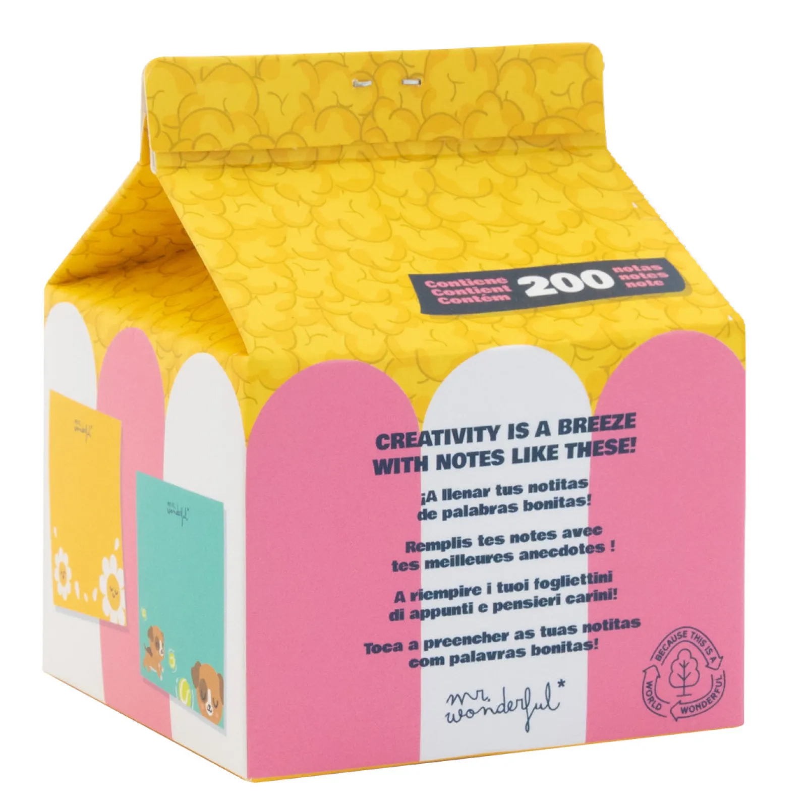 Clearance Mr. Wonderful Caixa Bloco Notas - For Quotes