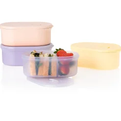 New Kasa Caixa Lanche Silicone Rosa