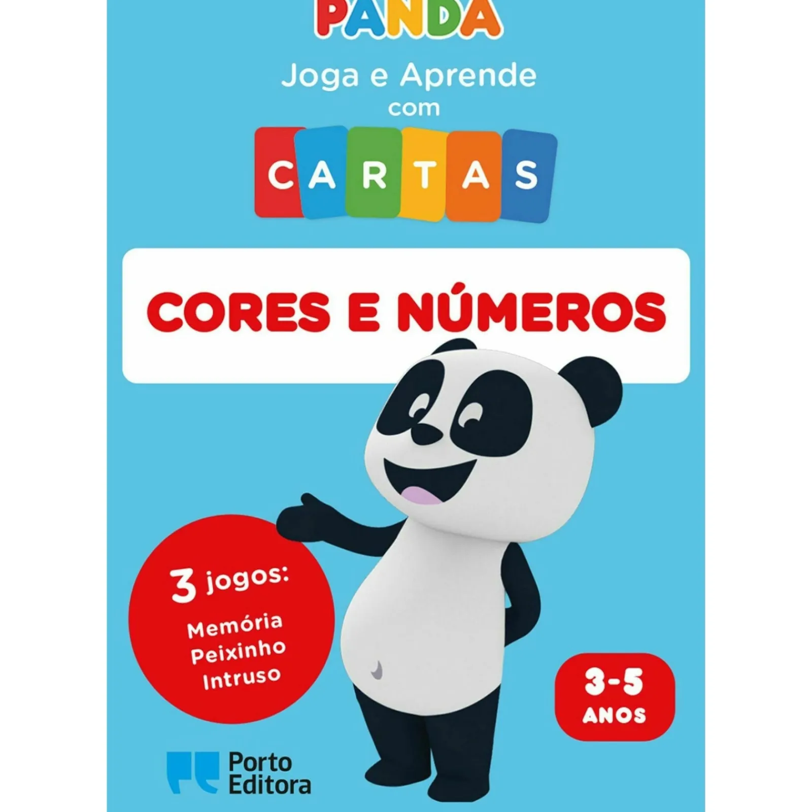Discount Porto Editora Canal Panda - Joga e Aprende com Cartas - Cores e Números