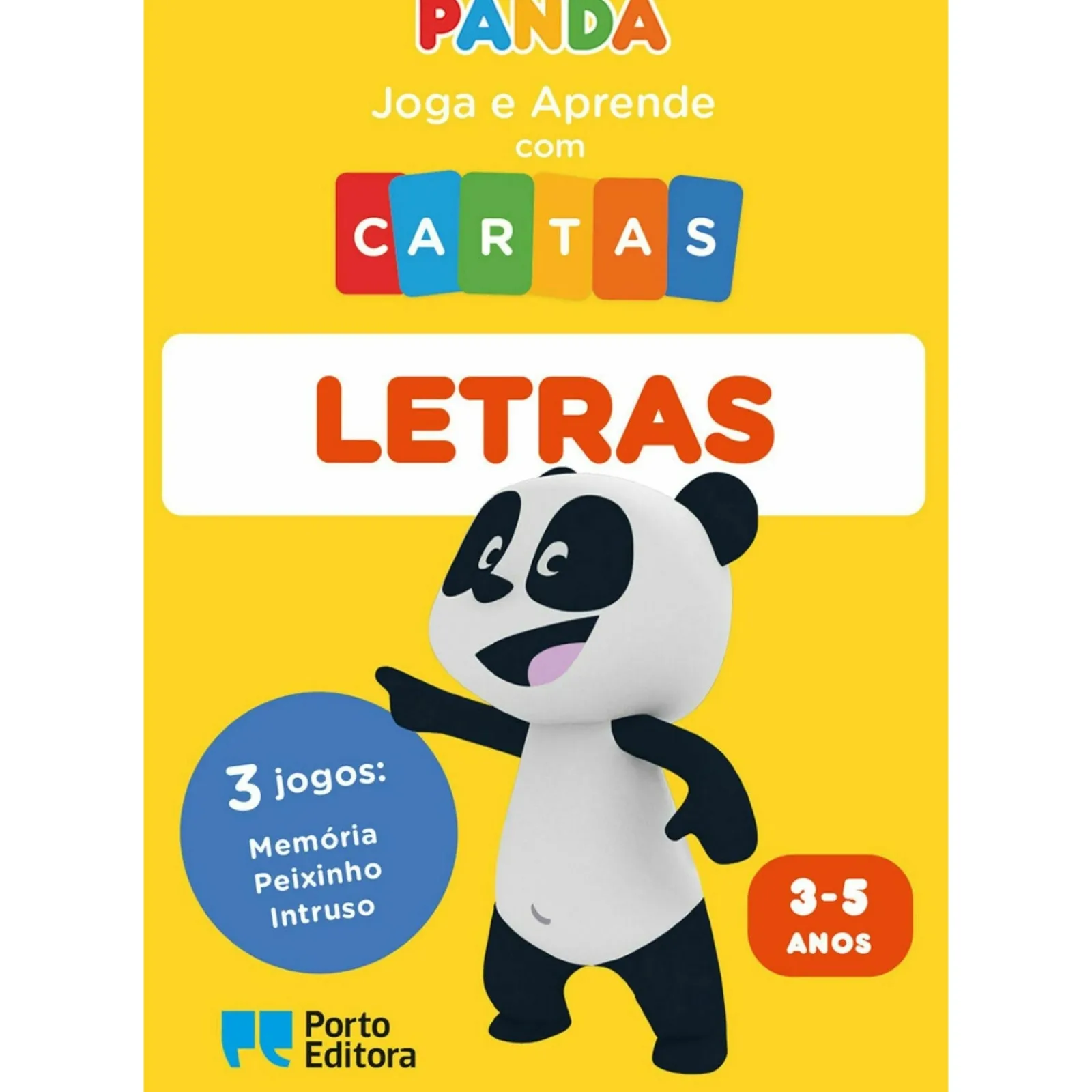 Porto Editora Canal Panda - Joga e Aprende com Cartas - Letras