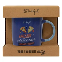 Mr. Wonderful Caneca - Amizade É Partilhar Roupa,