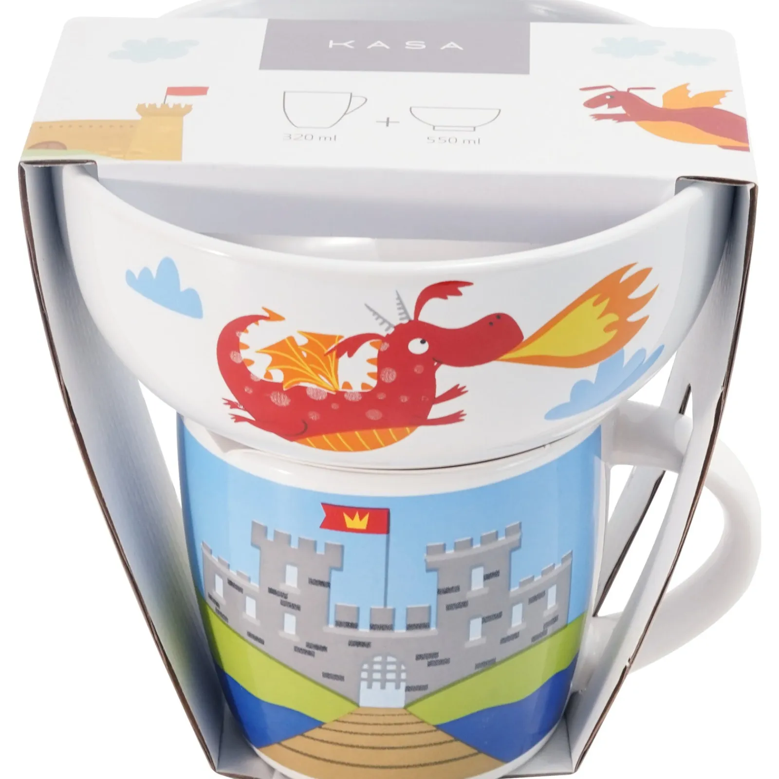 Kasa Caneca + Taça Dinossauro