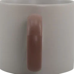 Best Kasa Caneca Cinza Love com Asa Castanha