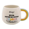 Mr. Wonderful Caneca 3D Arco-Íris - Cor Diferente