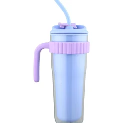 Kasa Caneca Happiness Azul e Lilás