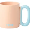 Kasa Caneca Laranja com Asa Azul Think