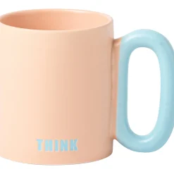 Kasa Caneca Laranja com Asa Azul Think