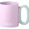 Best Kasa Caneca Lilás com Asa Verde Create