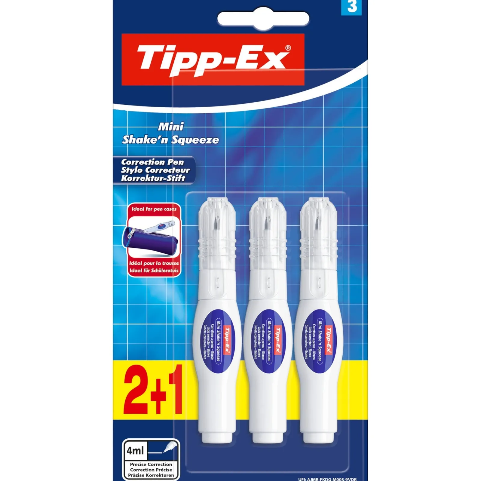 Bic Caneta Corretora Shake'n Squeeze 4ml