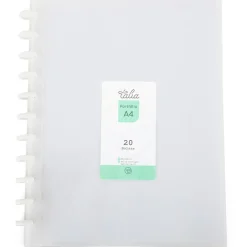 Online Talia Capa Catálogo A4 20 Bolsas Transparentes