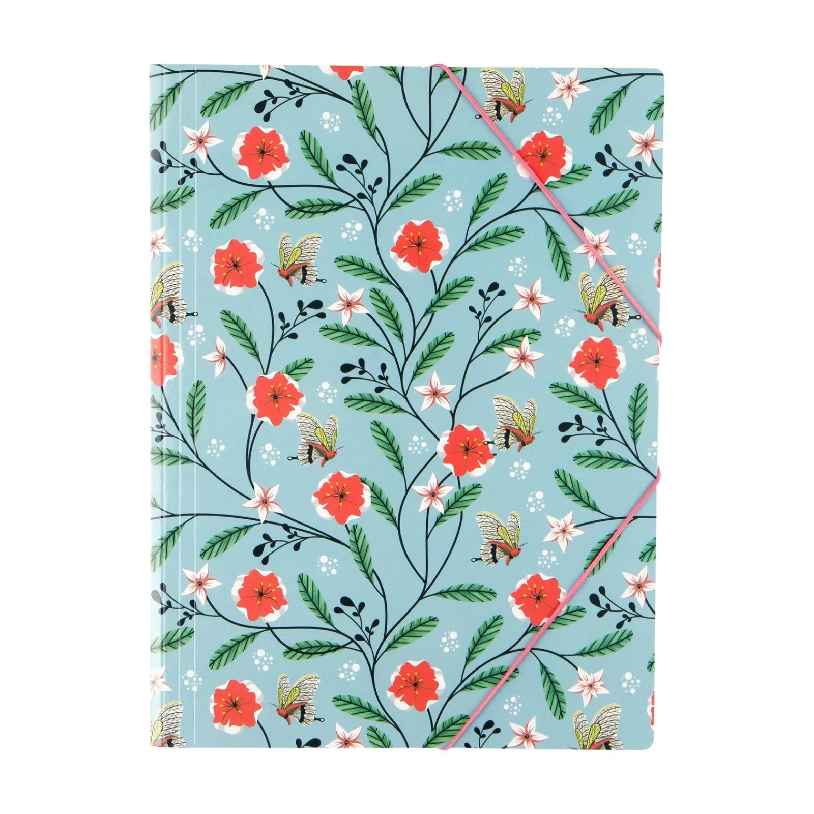 Note! Capa Com Elástico A4 Flowers&B