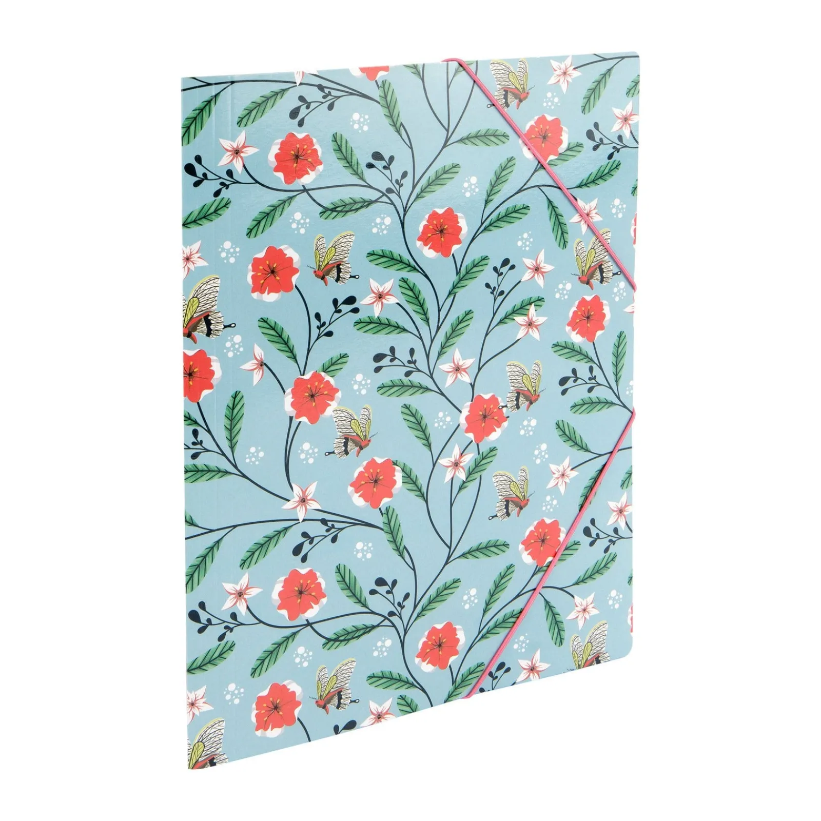 Note! Capa Com Elástico A4 Flowers&B