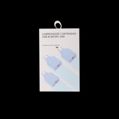 Sale Starmax Carregador Com 2 Entradas Usb/Micro Usb