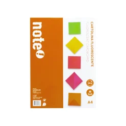 Note! Cartolina Fluorescente A4 10 Folhas