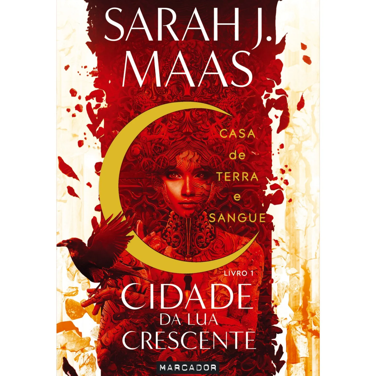 New Marcador Casa de Terra e Sangue - Cidade da Lua Crescente 1 de Sarah J. Maas de Sarah J. Maas