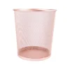 Outlet Note! Cesto Papeis Rose Gold