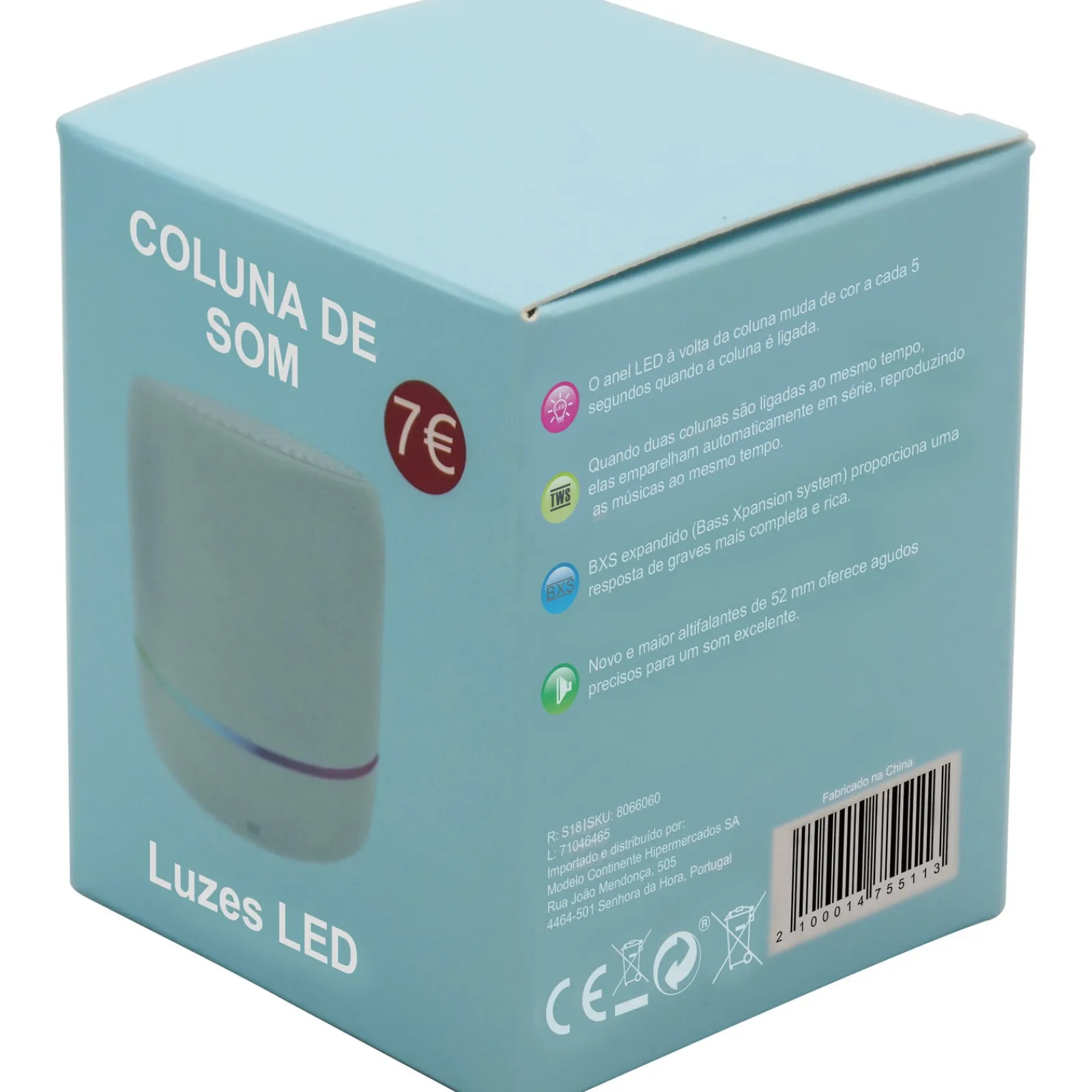 New Onetop Coluna De Som Aqua Sky