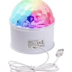 Wesdar Coluna Sem Fios Bola Led Disco USB
