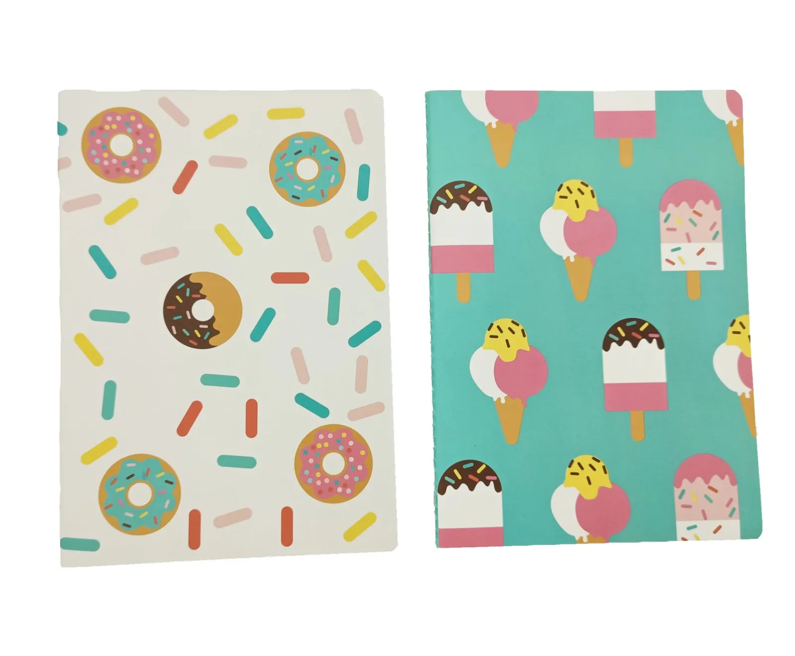 Discount Cuties Conj 2 Cadernos - Donuts Sortido