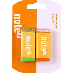 Hot Note! Conjunto 2 Borrachas Retangulares Color