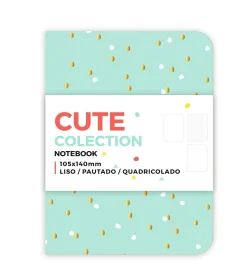 Fabulousrainbow Conjunto 3 Cadernos A6 - Gold (artigo sortido)