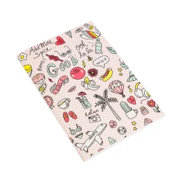 Fabulousrainbow Conjunto 2 Cadernos A5 - Ilustrações (artigo sortido)