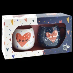 Aurea Conjunto 2 Canecas Ovais - Hearts