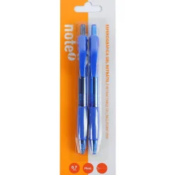 Outlet Note! Conjunto 2 Canetas Esferográfica Retrátil 0,7mm Azul