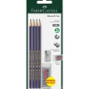Faber Castell Conjunto 2 Lápis HB + Afia + Borracha