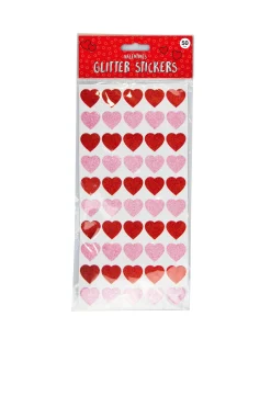 Gem Conjunto 50 Stickers Corações Glitter