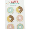 Cuties Conjunto 6 Sticky Notes - Donuts