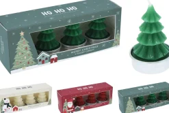 Koopman Conjunto 4 Velas Xmas Tree