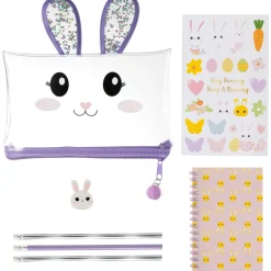 Outras Marcas Conjunto Estojo + Lápis + Borracha + Caderno Bunny Joy
