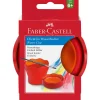 Faber Castell Copo Lava Pincéis Vermelho