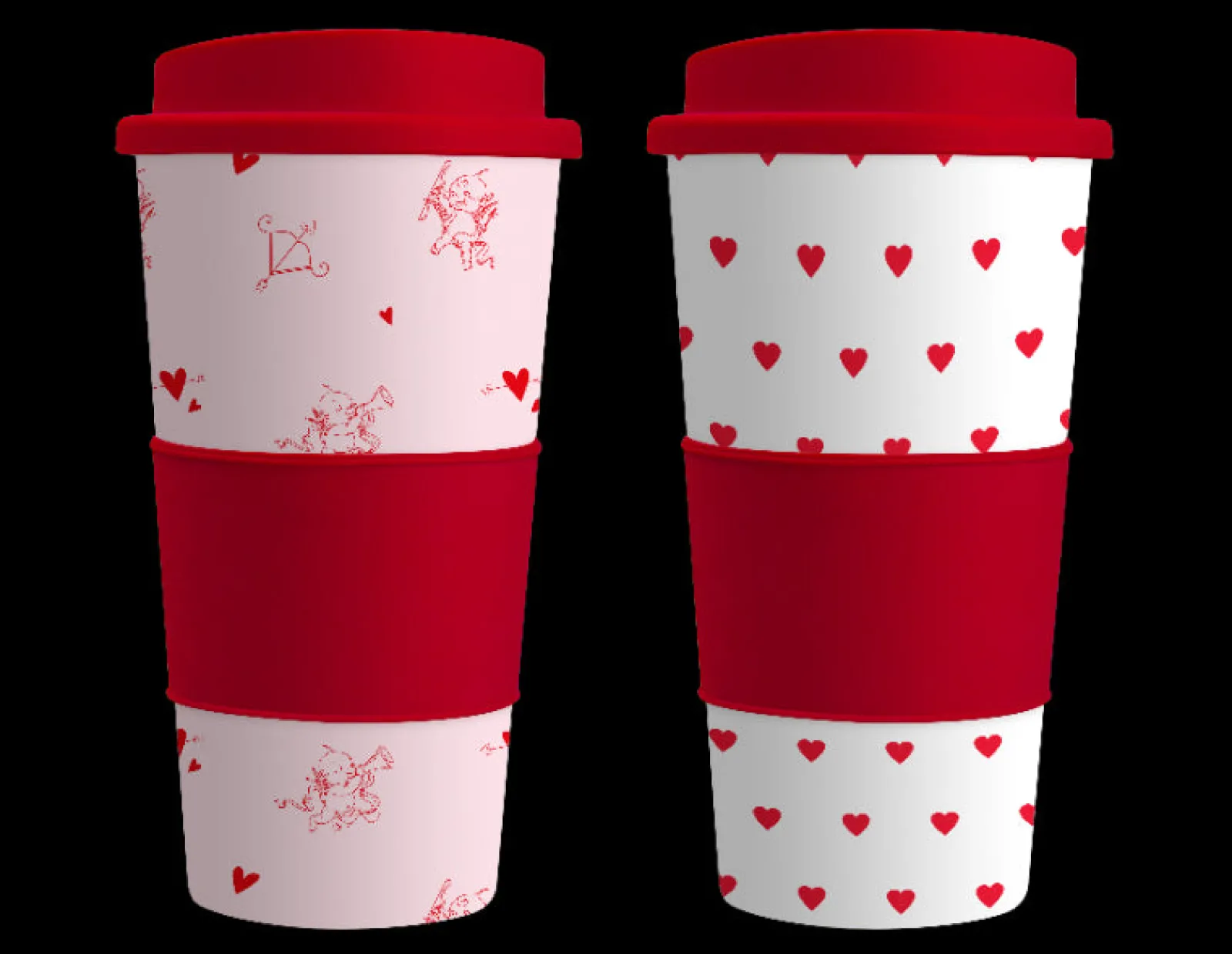 New Gem Copo Via com Tampa - Valentine Sortido