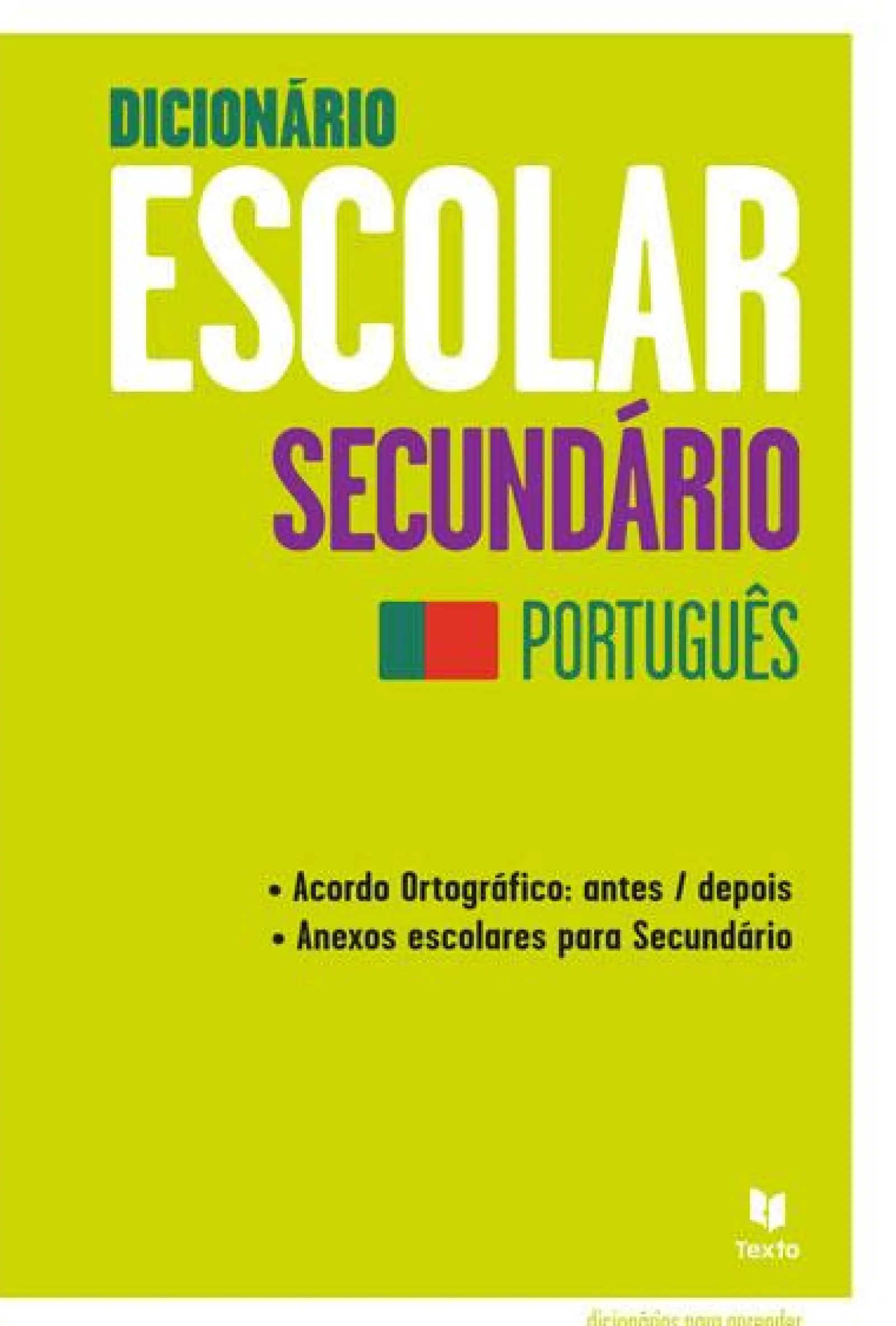 Discount Texto Editores Dicionário Ensino Secundário Português