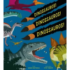 Booksmile Dinossauros! Dinossauros! Dinossauros! de Susan Martineau