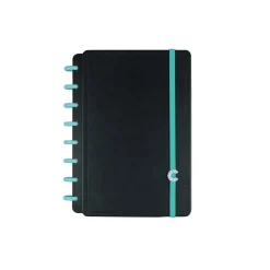 Caderno Inteligente Discos e Elásticos Grande Aquamarine