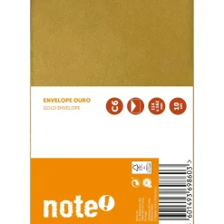 Outlet Note! Envelope Silicone C6 114*162 Dourado 10 unidades Note