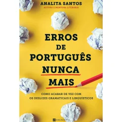 Manuscrito Erros de Português Nunca Mais de Analita Santos