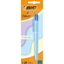 New Bic Esferográfica Com 4 Cores Pastel