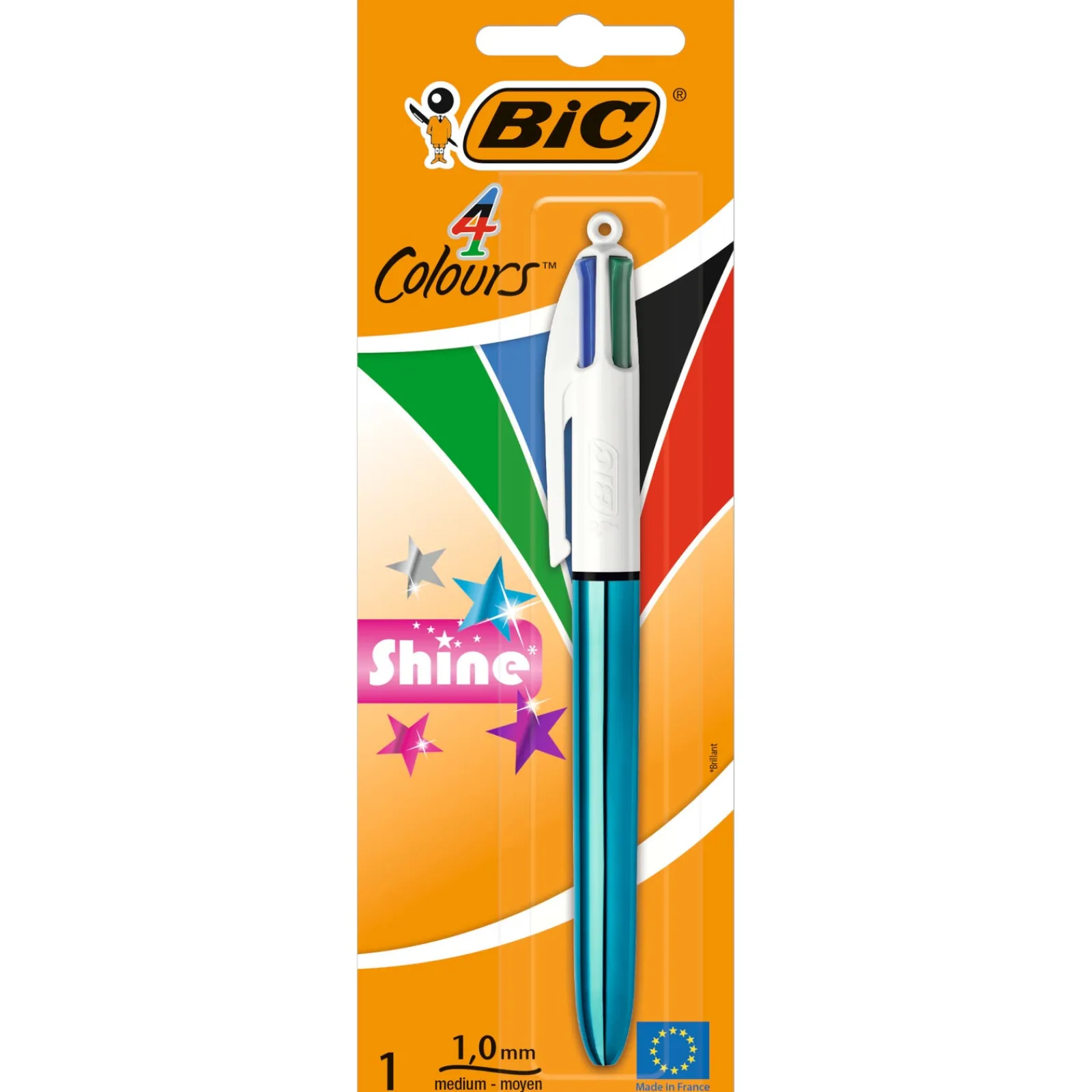 Bic Esferográfica Com 4 Cores Shine